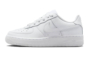 NikeAir Force 1 皮革 舒适百搭GS 低帮 板鞋 白色 FV5951-111