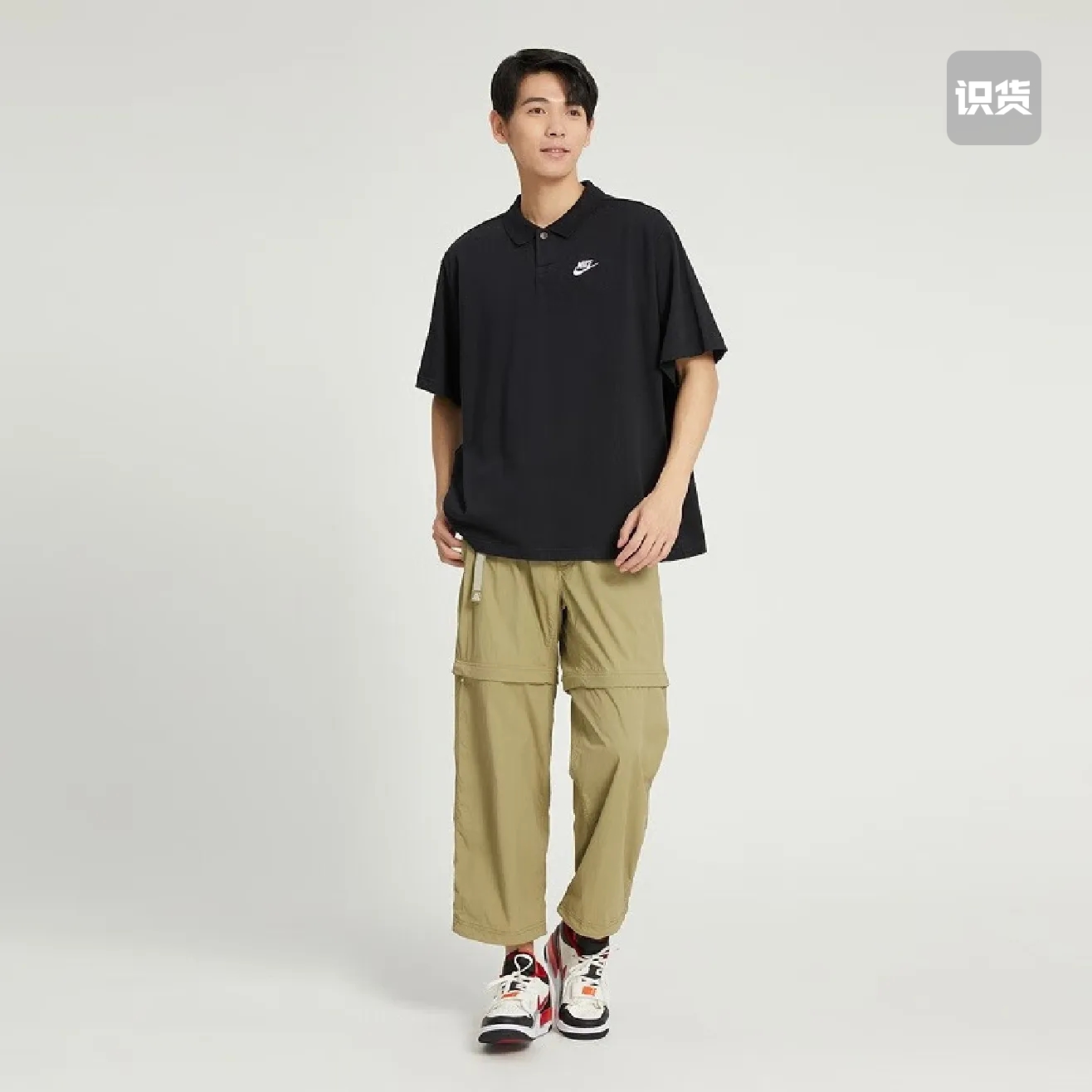 耐克男子夏季新款翻领polo衫宽松透气运动T恤DX0618-010小孙仓