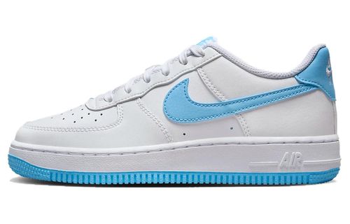 儿童 Nike Air Force 1 减震耐磨 低帮 儿童板鞋 白蓝 FV5948-107