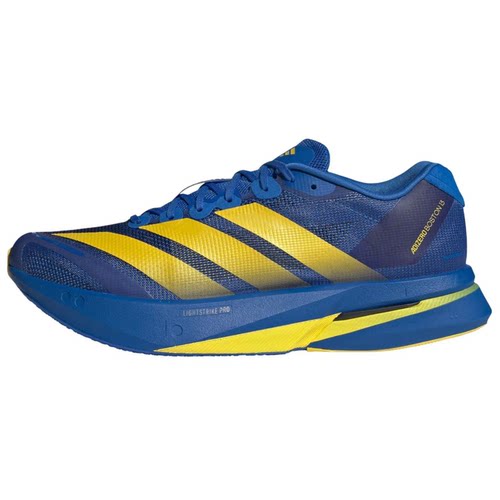 耐克adidas Adizero Boston低帮跑步鞋男款黑色KK4238