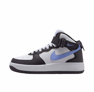 NikeAir Force 1 EasyOn儿童板鞋 黑白蓝 儿童款FN1193-600东邪仓