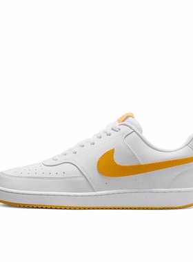 耐克Nike Court Vision Low潮流低帮休闲鞋白橙色HF1744-100YD仓