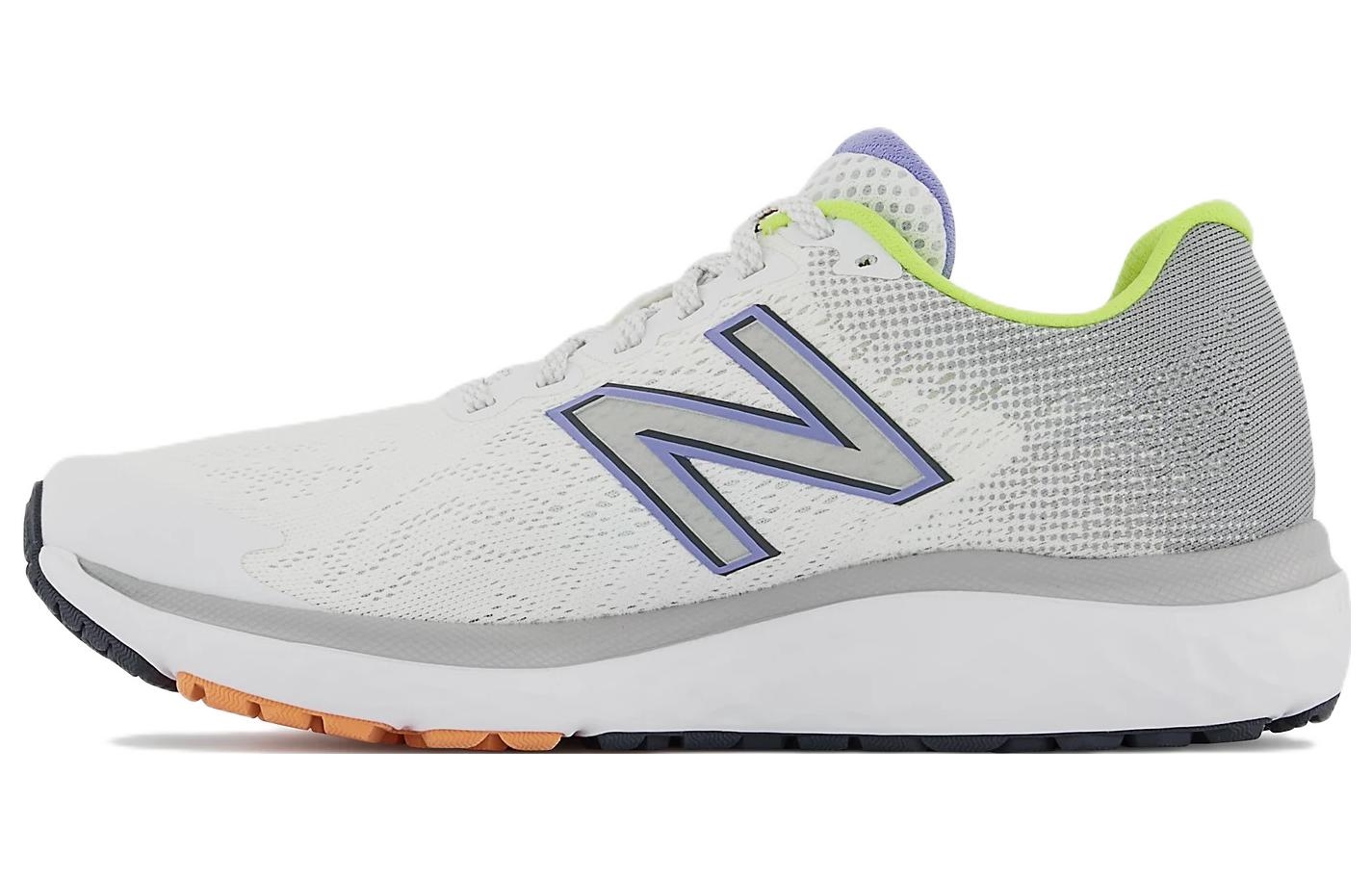 New Balance NB 680 V织物 中帮 休闲跑步鞋 女款 白紫 W680CH7
