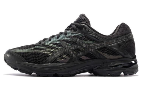 Asics Gel-Flux 4 专业 低帮 跑步鞋 男款 黑魂 1011A614-006