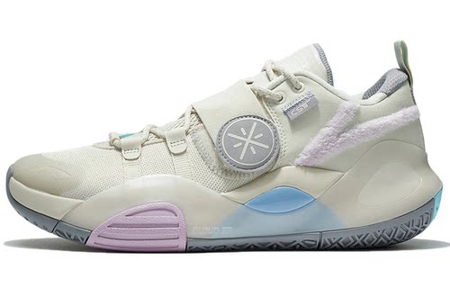 LiNing李宁 全城 8 Lite 棉花糖织物合成革篮球鞋ABPS019-4