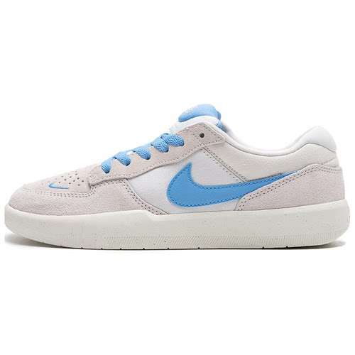 Nike SB Force 58 减震耐磨 低帮 板鞋 男女同款 白蓝 DV5477-003
