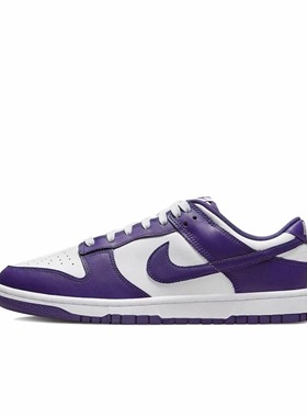 Nike/耐克男款复古休闲低帮板鞋白紫色DD1391-104YD仓
