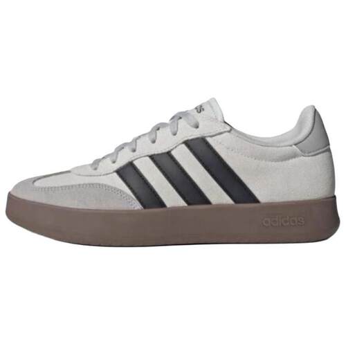 adidas BARREDA 休闲系低帮 板鞋 男女同款 灰色JQ4234