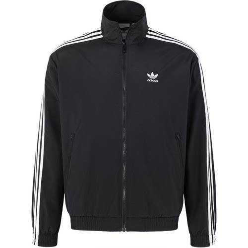adidas FBIRD TTFirebird WOVEN 立领宽松百搭品牌logo夹克KB2466