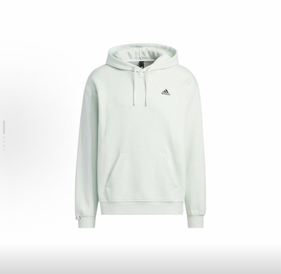 adidas 印花抽绳连帽长袖加绒加厚卫衣 男女同款IB2711 太原仓