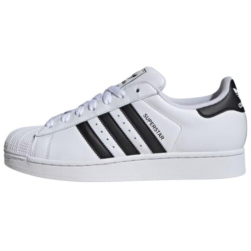 adidas originals薄底 耐磨 低帮 板鞋 男女同款 白色 IH8659
