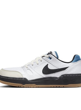 耐克Nike Full黑白蓝低帮运动休闲板鞋HJ7262-100，AA仓