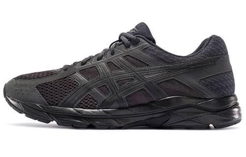 Asics Gel-Contend 4 专业 防滑低帮 跑步鞋 男款 黑色 T8D4Q-020