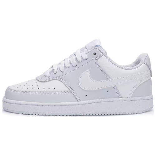 Nike Court Vision 耐磨透气 低帮 板鞋 女款 灰白DH3158-004