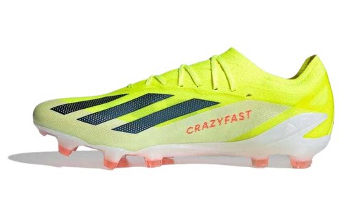 adidas X CRAZYFAST Elite 圆头系带 减震耐磨 足球鞋 IE2376