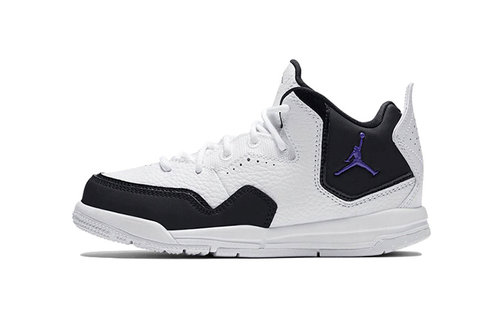 BP幼童】Air Jordan Courtside 23 白黑紫 Concord  AQ7734-104