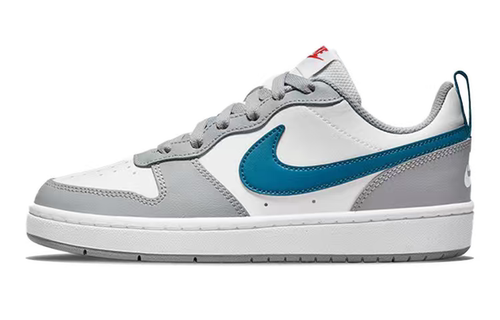 Nike Court Borough 2 (GS) 休闲板鞋 灰白蓝 BQ5448-117