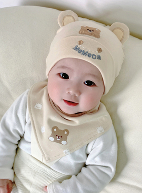 秋季6到12个月婴儿帽子秋天婴幼儿小月龄秋冬1岁0男宝宝3早秋4女5