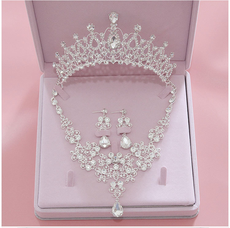 high quality fashion crystal wedding bridal jewelry sets wom