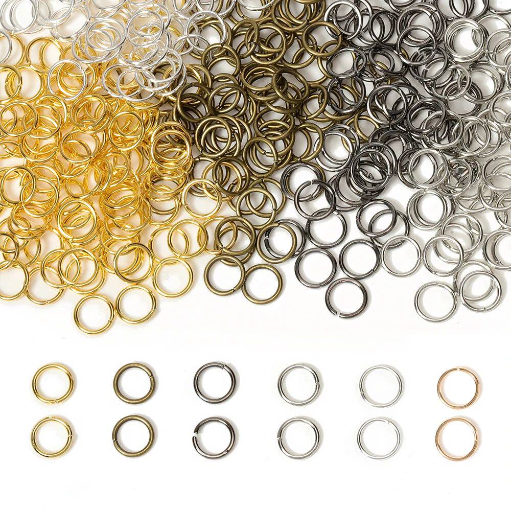 200pcs/lot Wholesale Open Circle Jump Rings Necklace Bracele