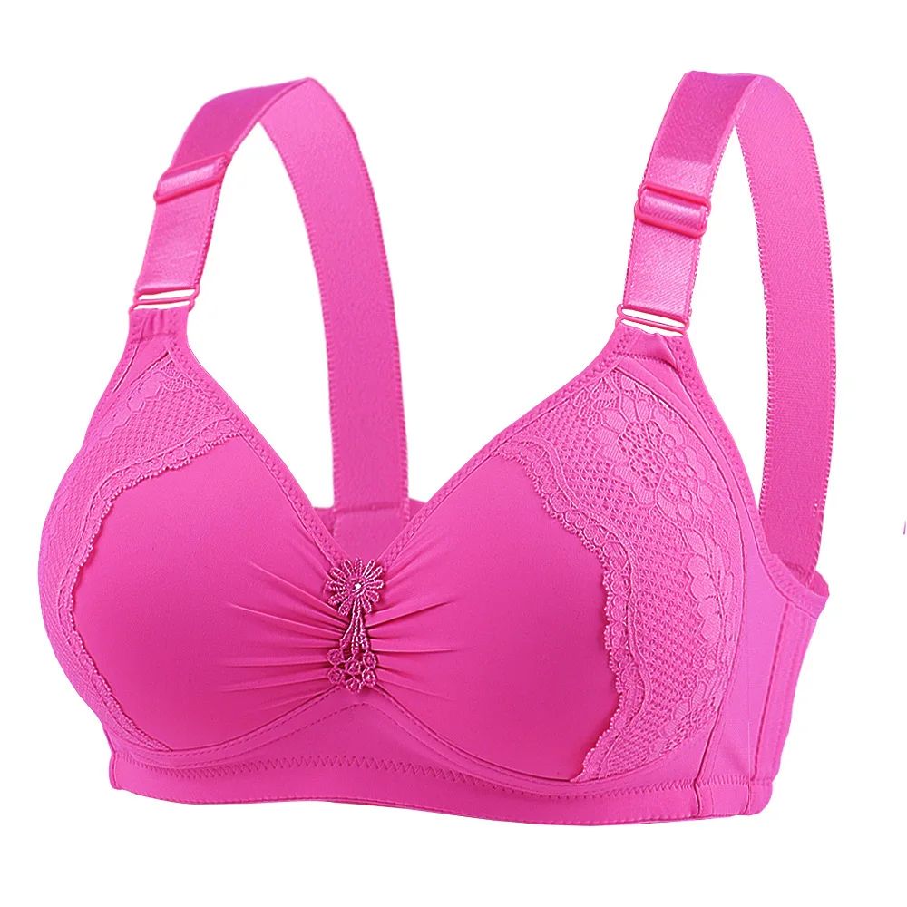 Sexy Lingerie Bras 42-48 B C Cup Push up Brassiere Mommy Gir