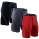 3 Pack Compression Shorts Mens Quick Dry Running Shorts Base