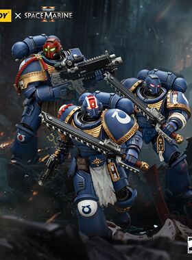 暗源战锤40k星际战士2泰图斯副官珍藏版三人组1:18可动手办礼物男