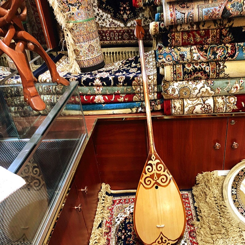 新疆民族乐器冬不拉演奏乐器家居装饰摆件少数民族特色真品