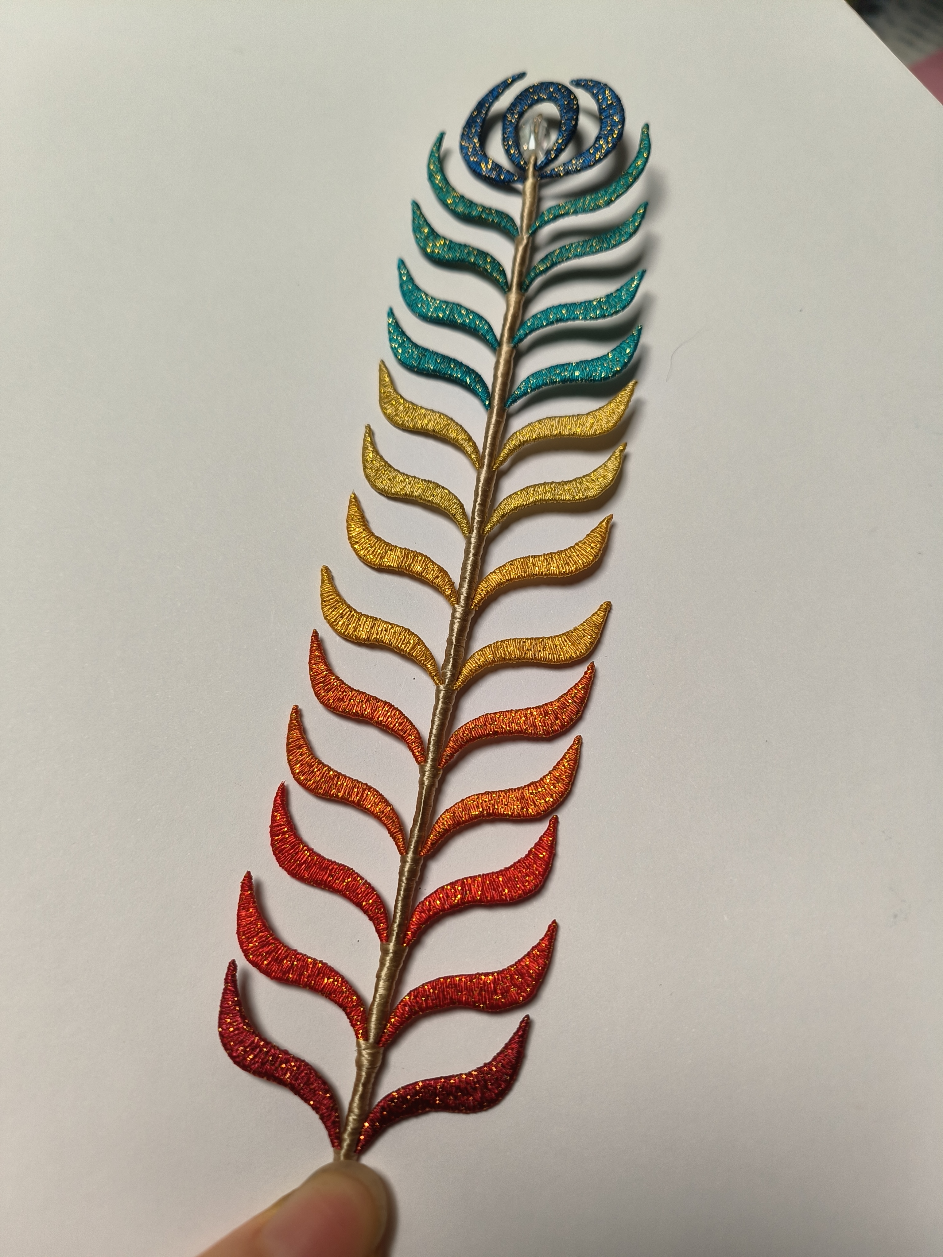 凤凰色系闪丝线套线 一套8只 600m/只 爆闪缠花线