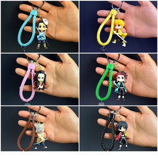 鬼灭之刃钥匙扣手办挂件鬼灭の刃钥匙扣圈环链动漫灶门炭治郎周边