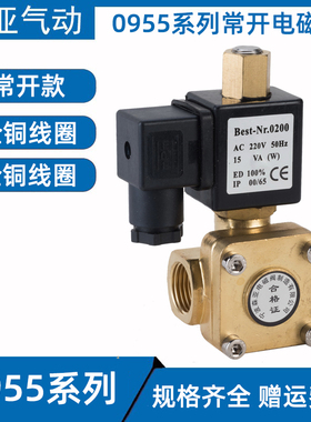 空压机2分常开Best-Nr.0200电磁阀 水阀气阀16公斤 0955305排水阀