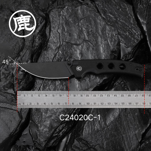 CIVIVI户外装备小折刀 野营露营工具多用途装备折叠小刀C24020