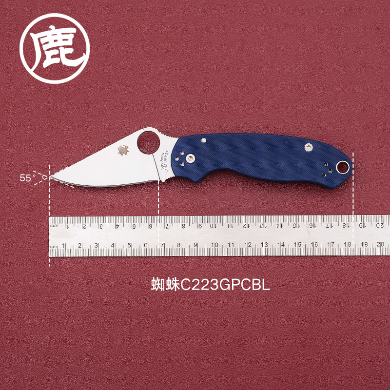 美国蜘蛛 户外装备小折刀 野营露营多用途工具折叠小刀 C223