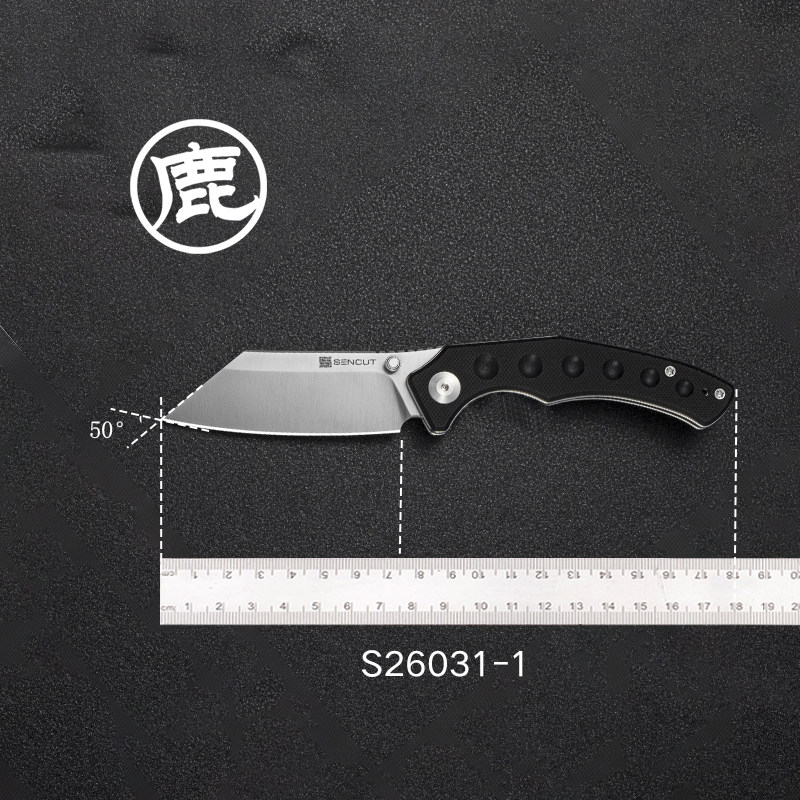 SENCUT户外装备小折刀 野营露营多用途工具折叠小刀S26031系列