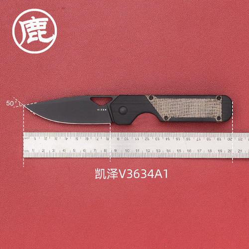 KIZER凯泽户外装备小折刀 野营多用途工具装备小刀V3634A系列