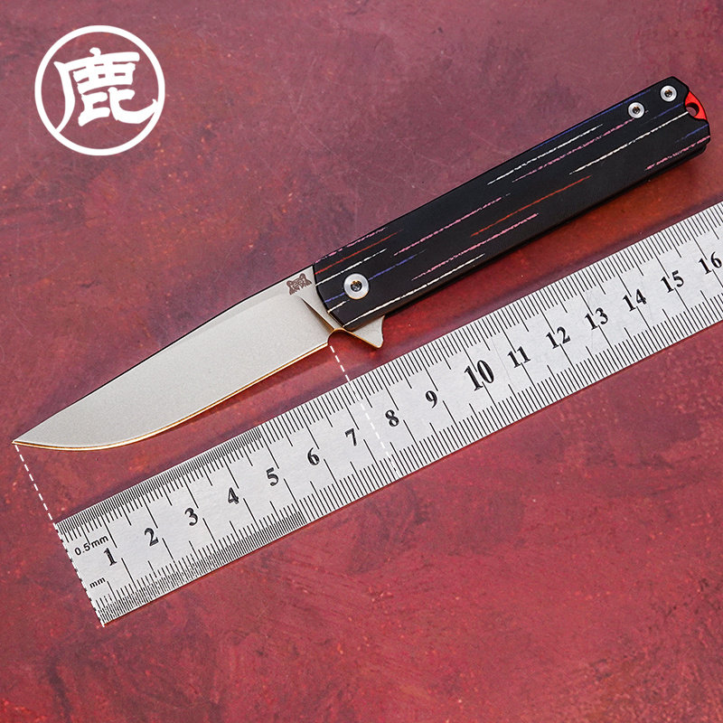 cudeman大象先生弹跳虎快开无锁折叠户外装备小刀多用途露营折刀