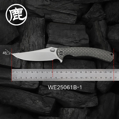 WE KNIFE户外装备小折刀 野营露营多用途工具折叠小刀WE25061B
