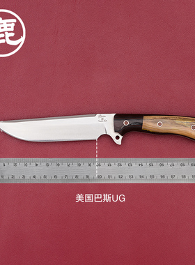 CUDEMAN大象先生 巴斯系列户外装备小直刀 UG直刀露营工具