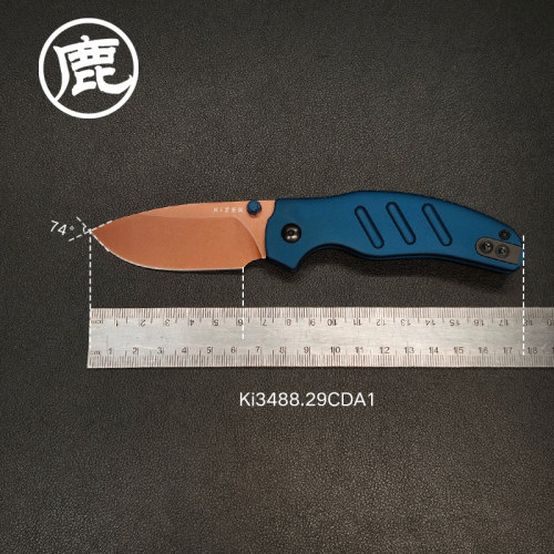 KIZER户外装备小折刀 野营工具露营多用途装备折叠小刀KI3488