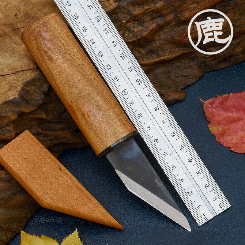 cudeman日式切出小直刀露营工具户外装备多用途开快递小刀