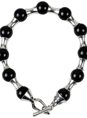 WH美国威廉亨利男士简约手链配饰 手工制作潮男首饰挂饰