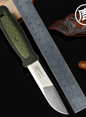 MORA瑞典莫拉直刀绿巨人户外工具野营装备工具随身防卫小直刀