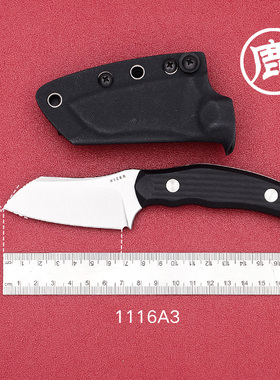 KIZER凯泽户外装备小直刀 野营露营多用途工具直刀1116A