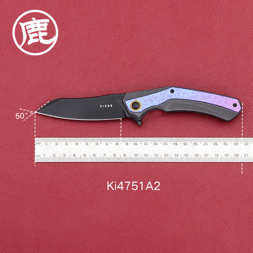 KIZER凯泽户外装备小折刀 野营露营多用途工具折叠小刀KI4751