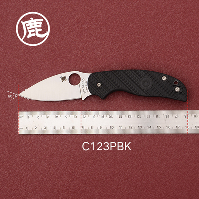 美国蜘蛛户外装备小折刀 野营露营多用途工具折叠小刀C123