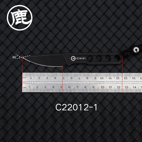 CIVIVI户外装备小直刀 野营露营多用途工具小颈刀 直刀C22012