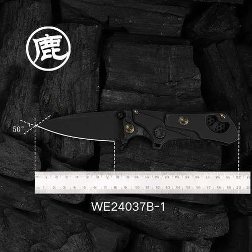 WE KNIFE户外装备小折刀野营露营多用途工具折叠刀具WE24037B