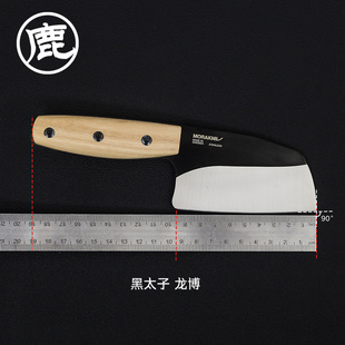 瑞典莫拉MORAKNIV户外装备小直刀野营工具 黑太子龙博小刀