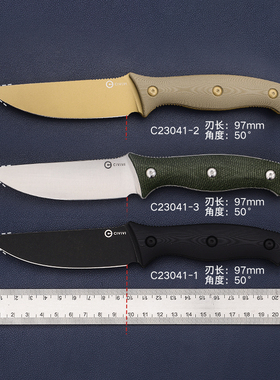 CUDEMAN大象先生户外装备C系列露营小直刀野营工具C23041