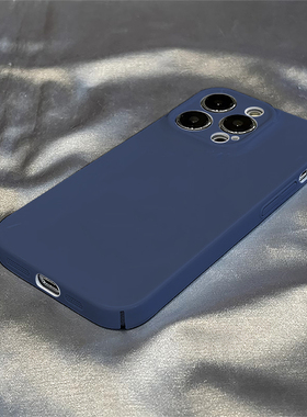 流星蓝色适用苹果17AIR手机壳14/15plus新iphone16promax全包SE3/2菲林XR/XS硬壳7/8保护套12/13mini高档11女